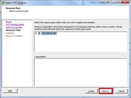 vCenter Deploy Wizard 5